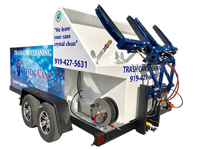 SB2 Dual Bin Trailer Dumpster Cleaning Truck