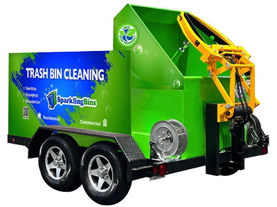 SB1 Single Bin Trailer Wheelie Bin Cleaning Service