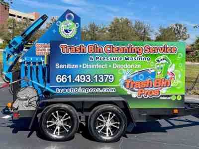 Our latest SB1 single trash can cleaner is going out to California